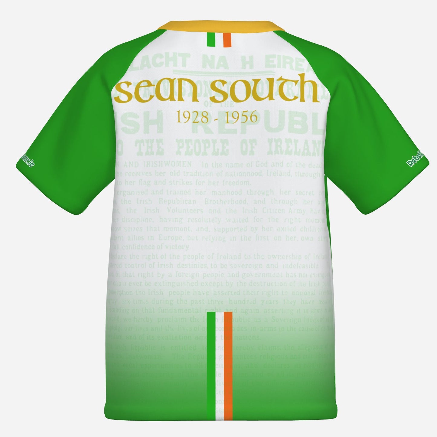 Kids/Youth Sean South of Garryowen Lyrics Tribute Jersey – Operation Harvest Commemoration