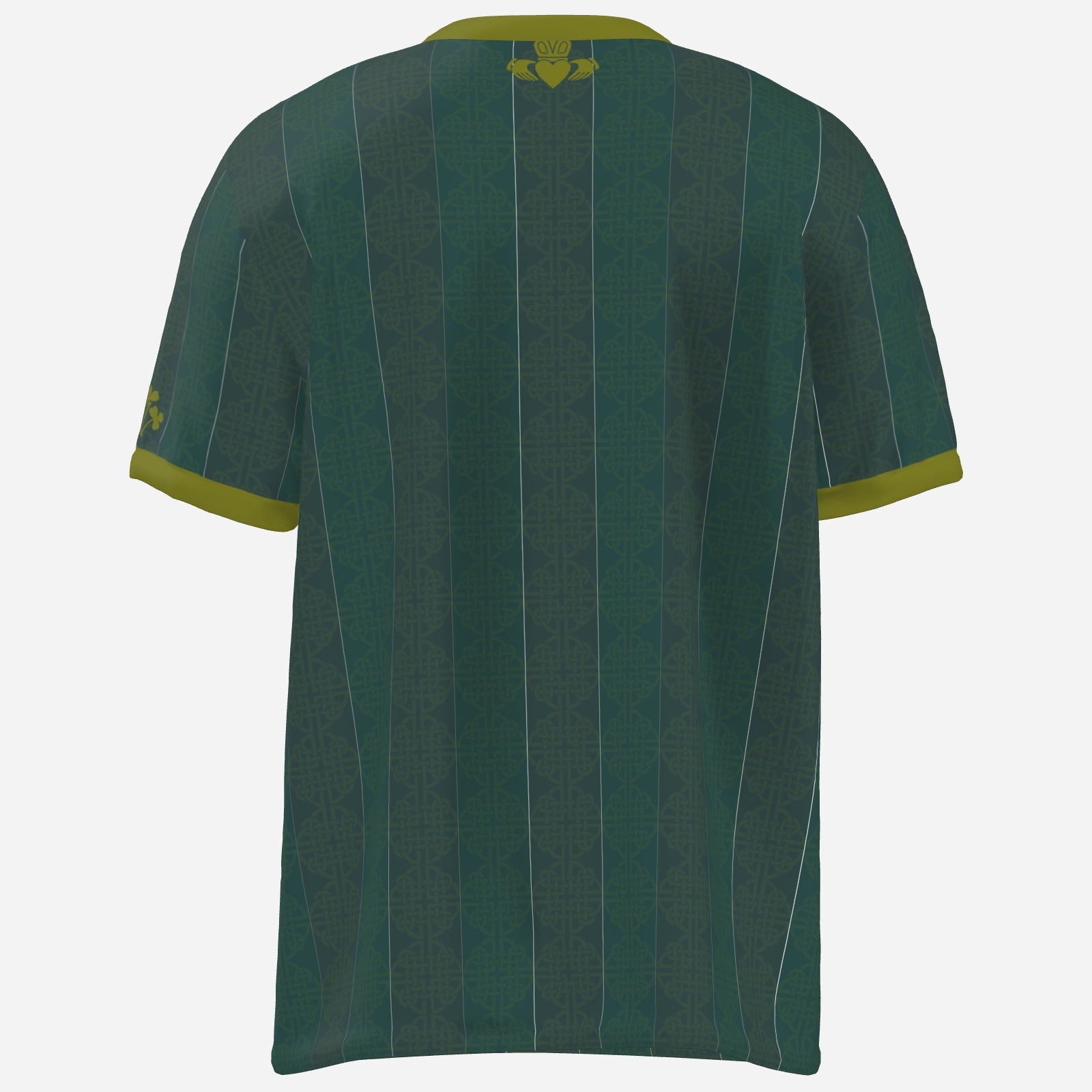 Claddagh shirt with gold trim