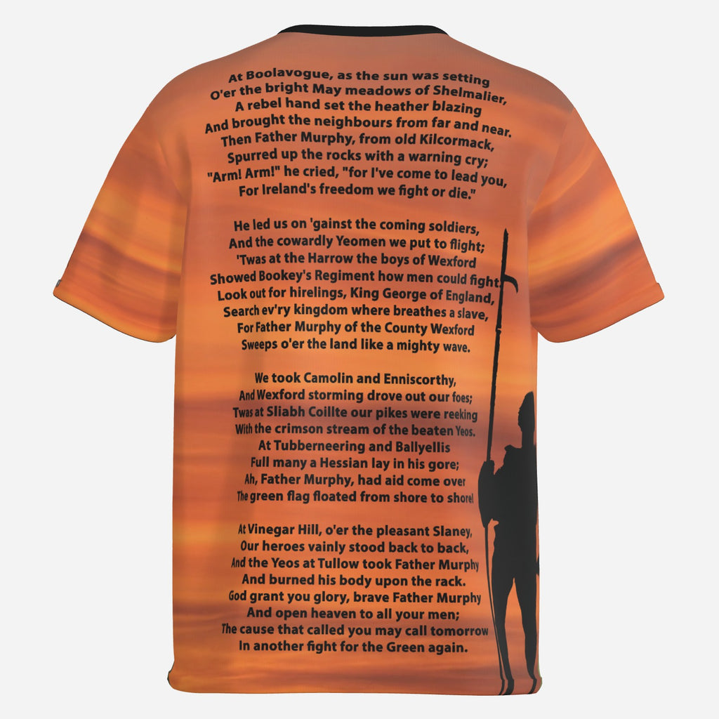 Camiseta Conmemorativa de los Irlandeses Unidos, la Rebelión de 1798 y la Batalla de Vinegar Hill
