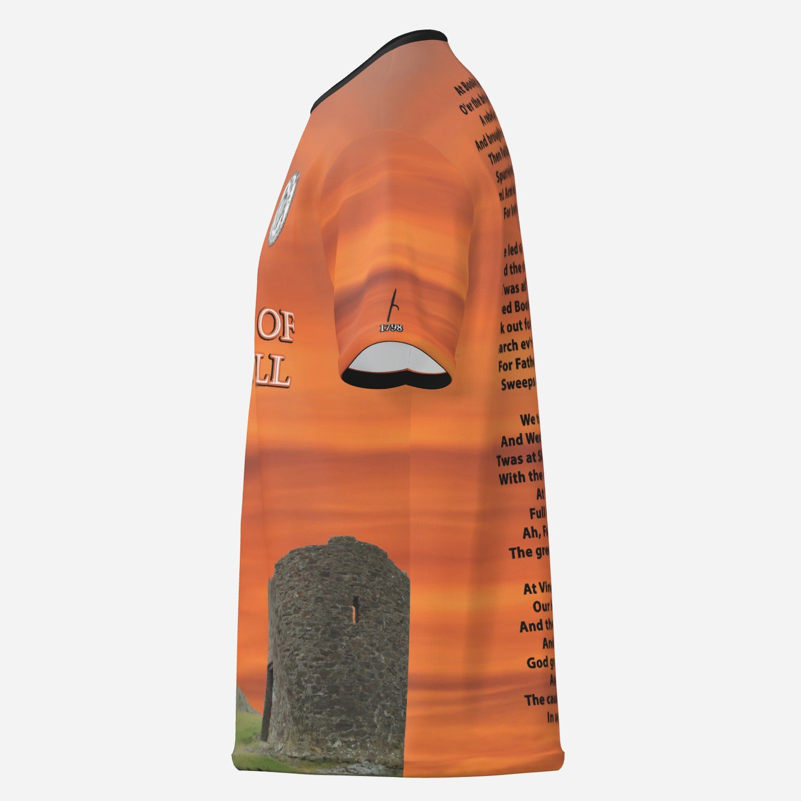 Camiseta Conmemorativa de los Irlandeses Unidos, la Rebelión de 1798 y la Batalla de Vinegar Hill