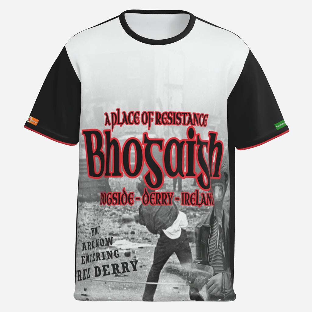 Battle of the Bogside, Derry 1969, is commemorated in this exclusive shirt