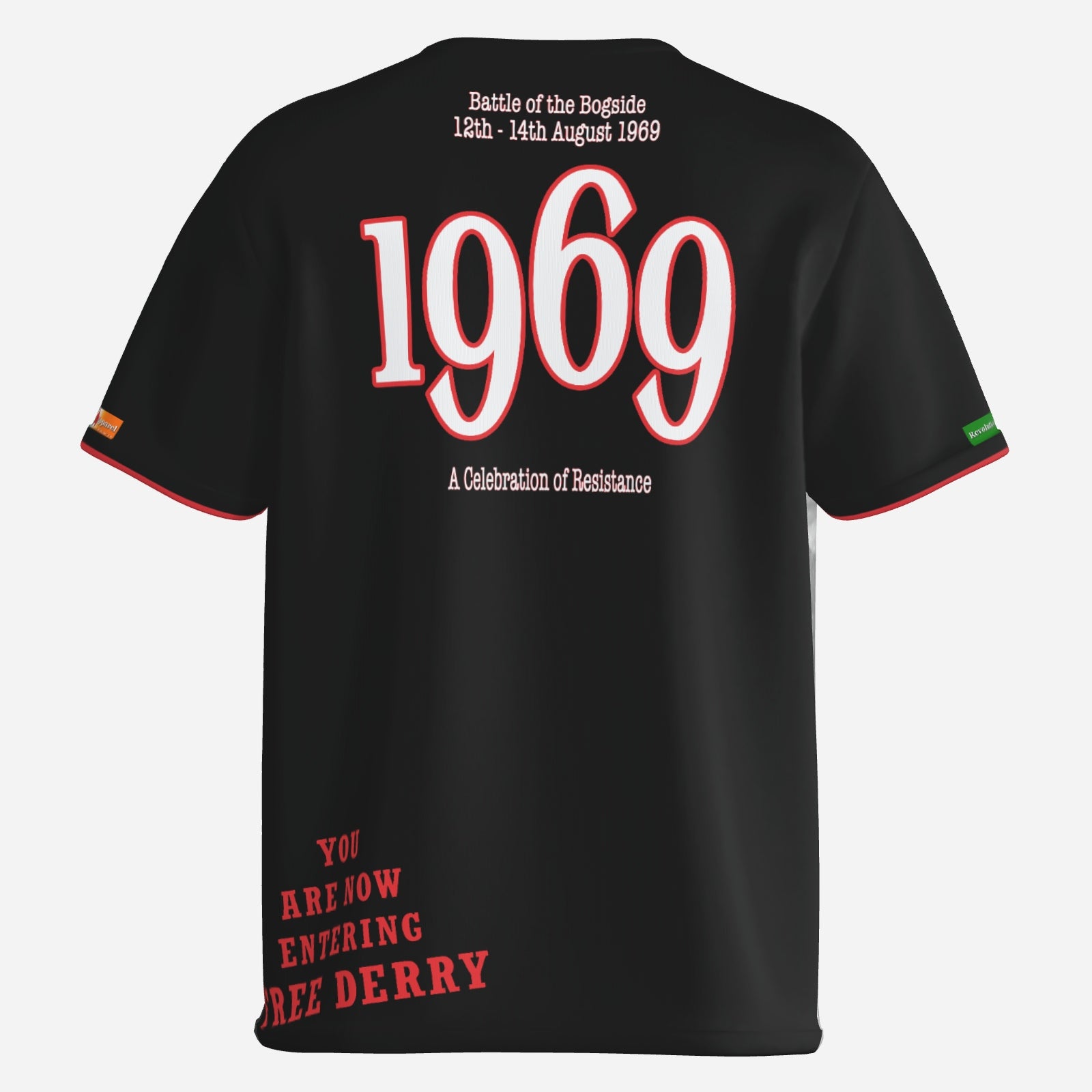 Battle of the Bogside, Derry 1969, is commemorated in this exclusive shirt