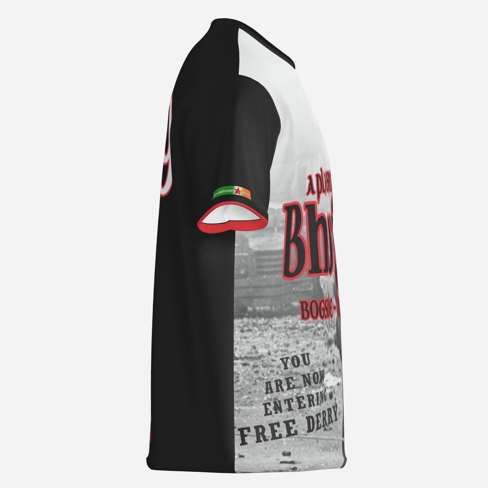 Battle of the Bogside, Derry 1969, is commemorated in this exclusive shirt