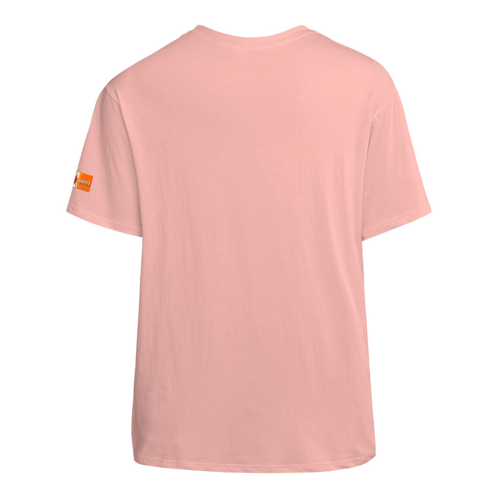 Pink T-shirt with the IRISH in AC/DC font – Rebel Gear