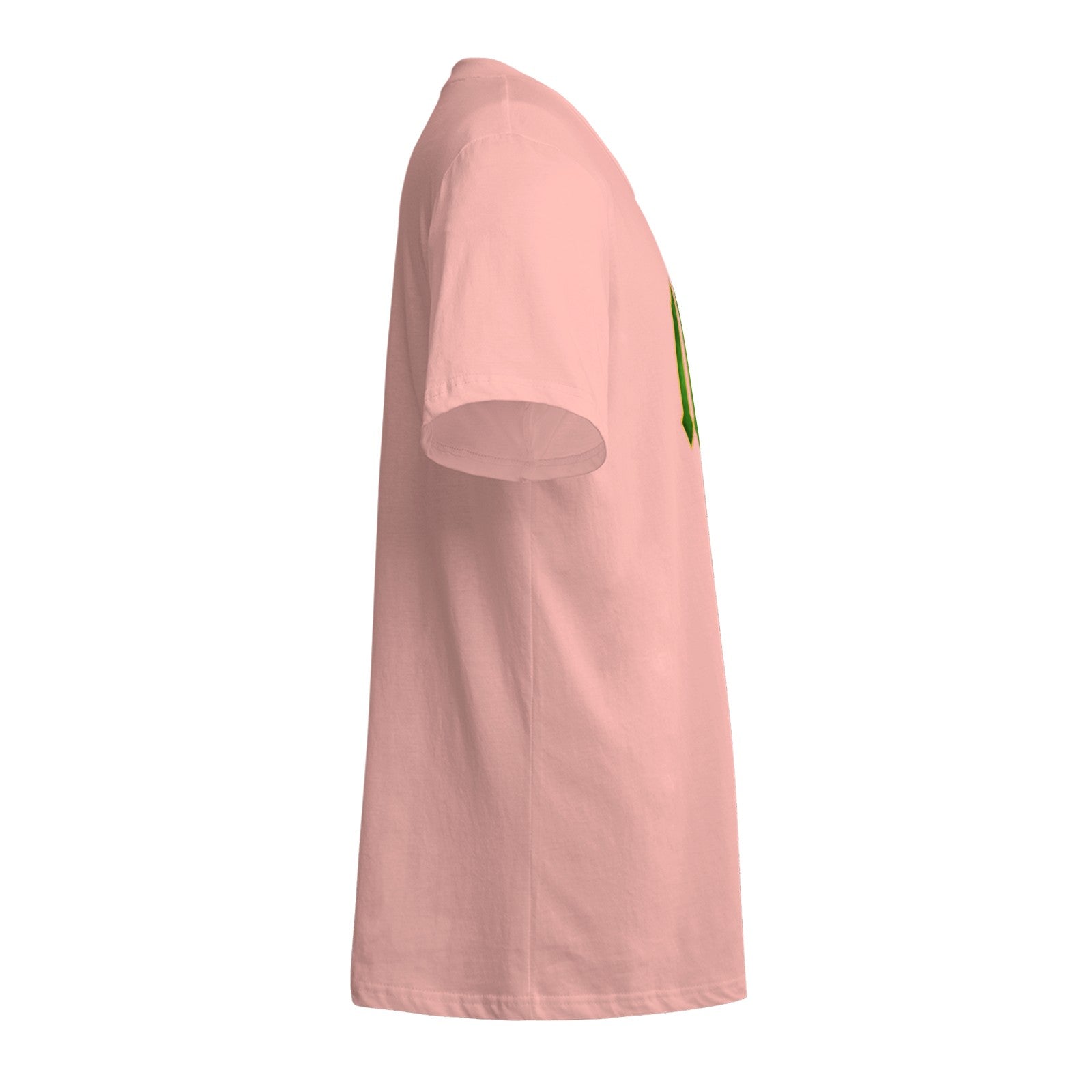 Pink T-shirt with the IRISH in AC/DC font