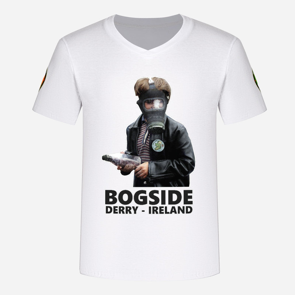 Bogside, boy with gas mask