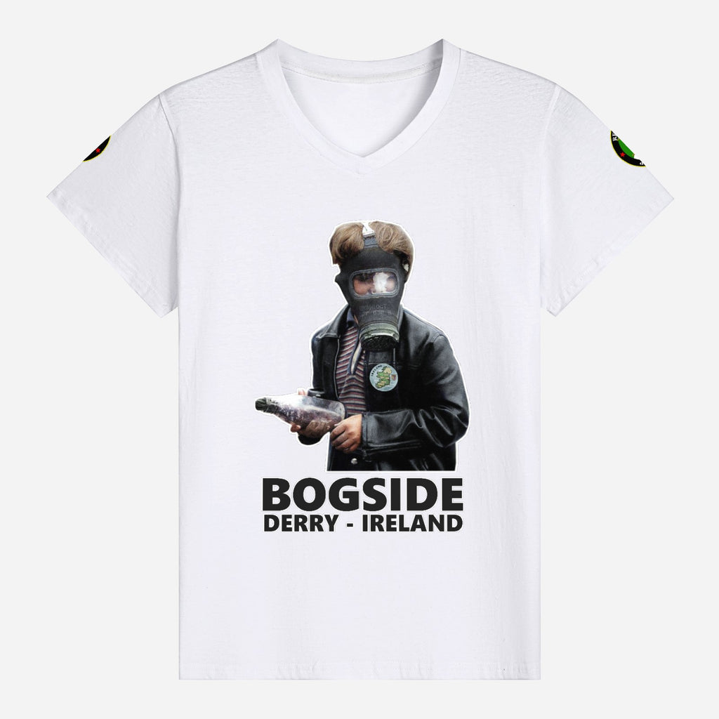 Bogside, boy with gas mask