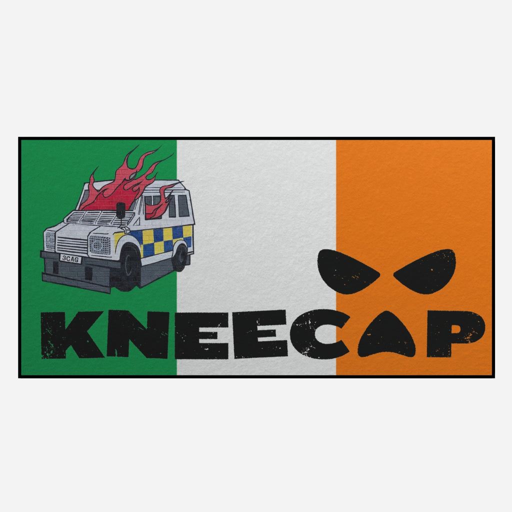 Kneecap with jeep Beach Towel