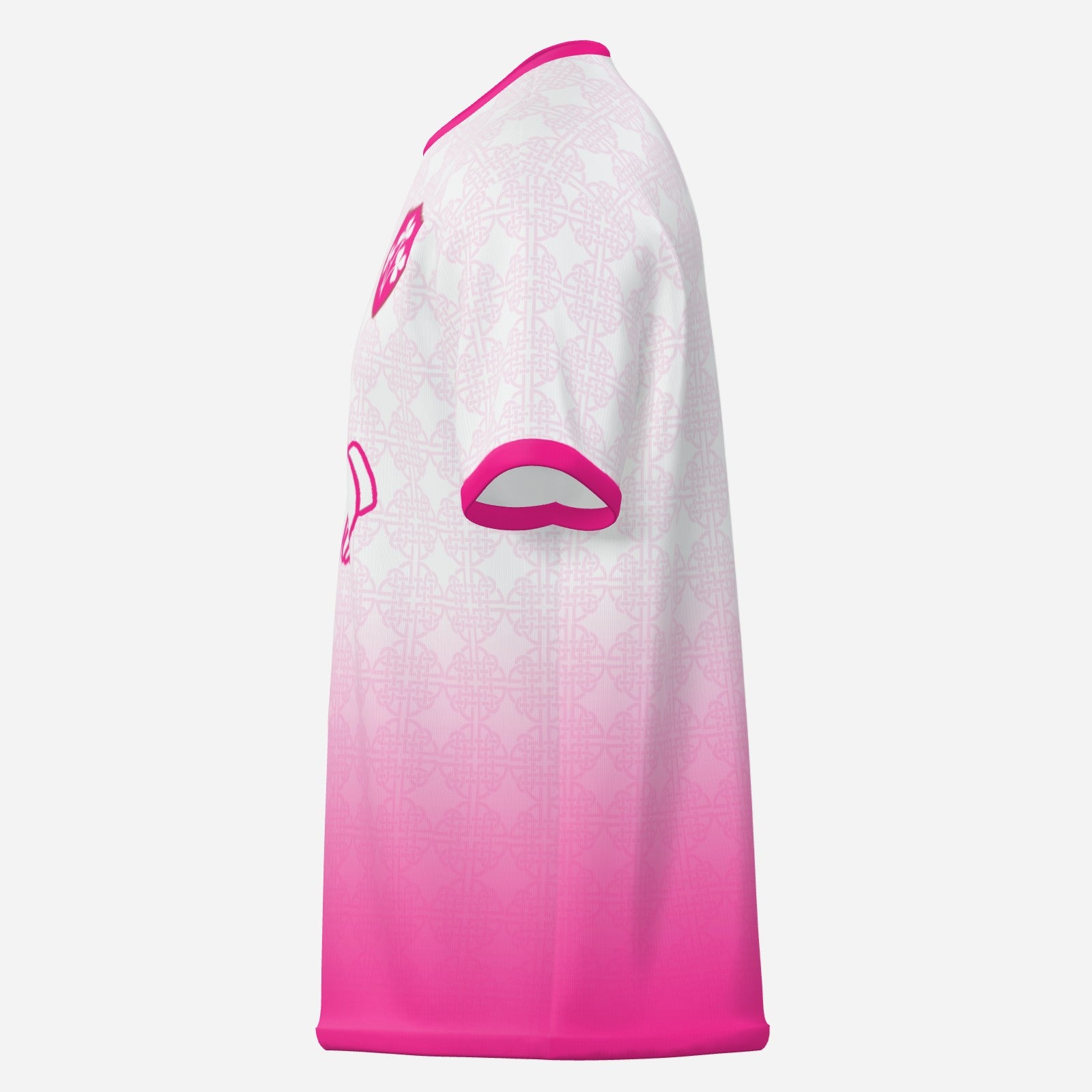 Womens Claddagh Vintage Ireland Shirt Pink Fade