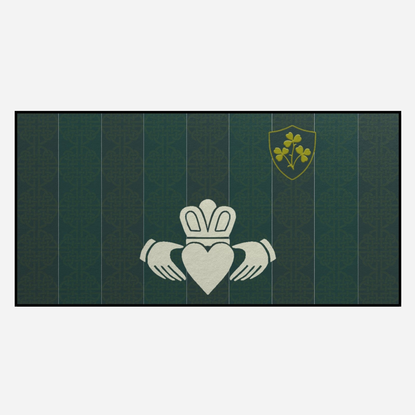 Vintage Claddagh Ireland Beach Towel