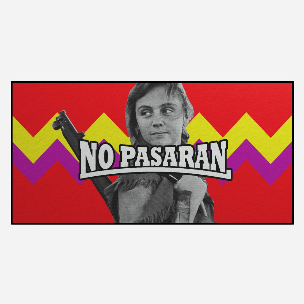 No Pasaran Spanish Civil War Republican Beach Towel
