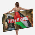 Free Palestine Beach Towel
