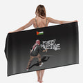 Free Palestine Beach Towel