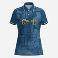 Womens two button polo shirt. Cumman Na mBan