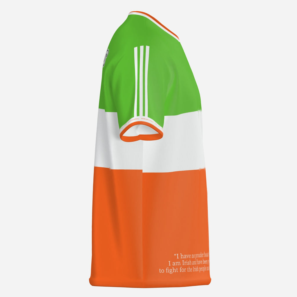 Irish Tricolour Francis Hughes Shirt, Hunger Striker Tribute