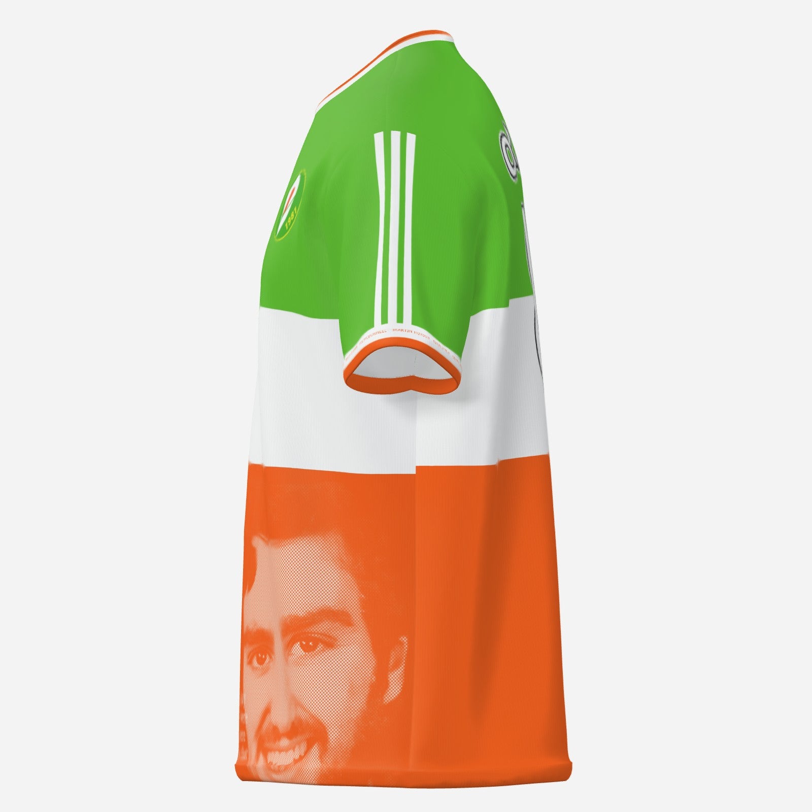 Irish Tricolour Patsy O'Hara T-Shirt - Derry Hungerstriker tribute Jersey