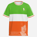 Irish Tricolour Kieran Doherty T-shirt - Andersonstown Antrim GAA Hungerstriker Tribute