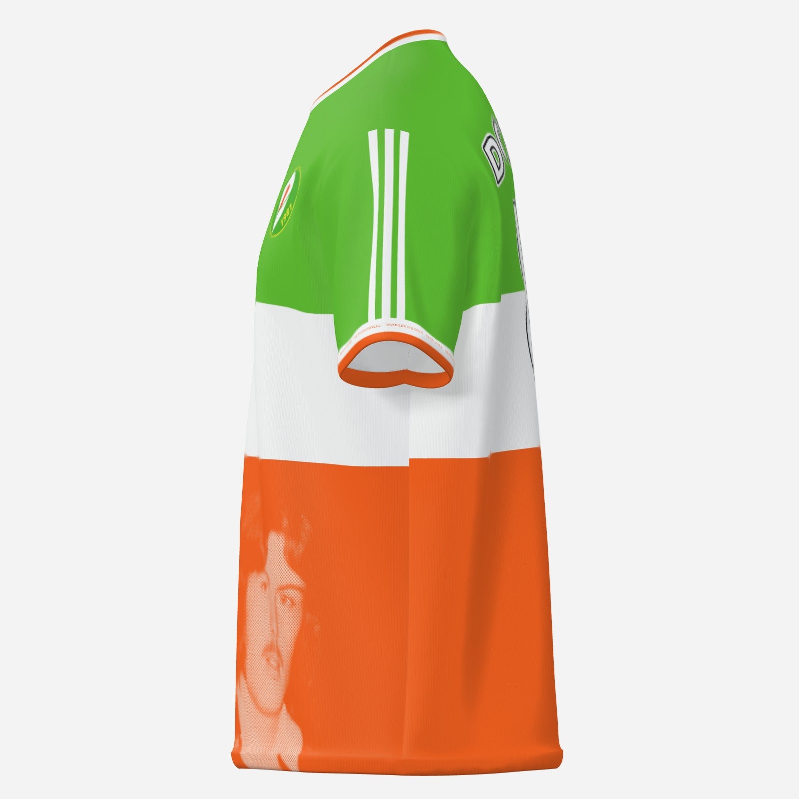 Irish Tricolour Kieran Doherty T-shirt - Andersonstown Antrim GAA Hungerstriker Tribute