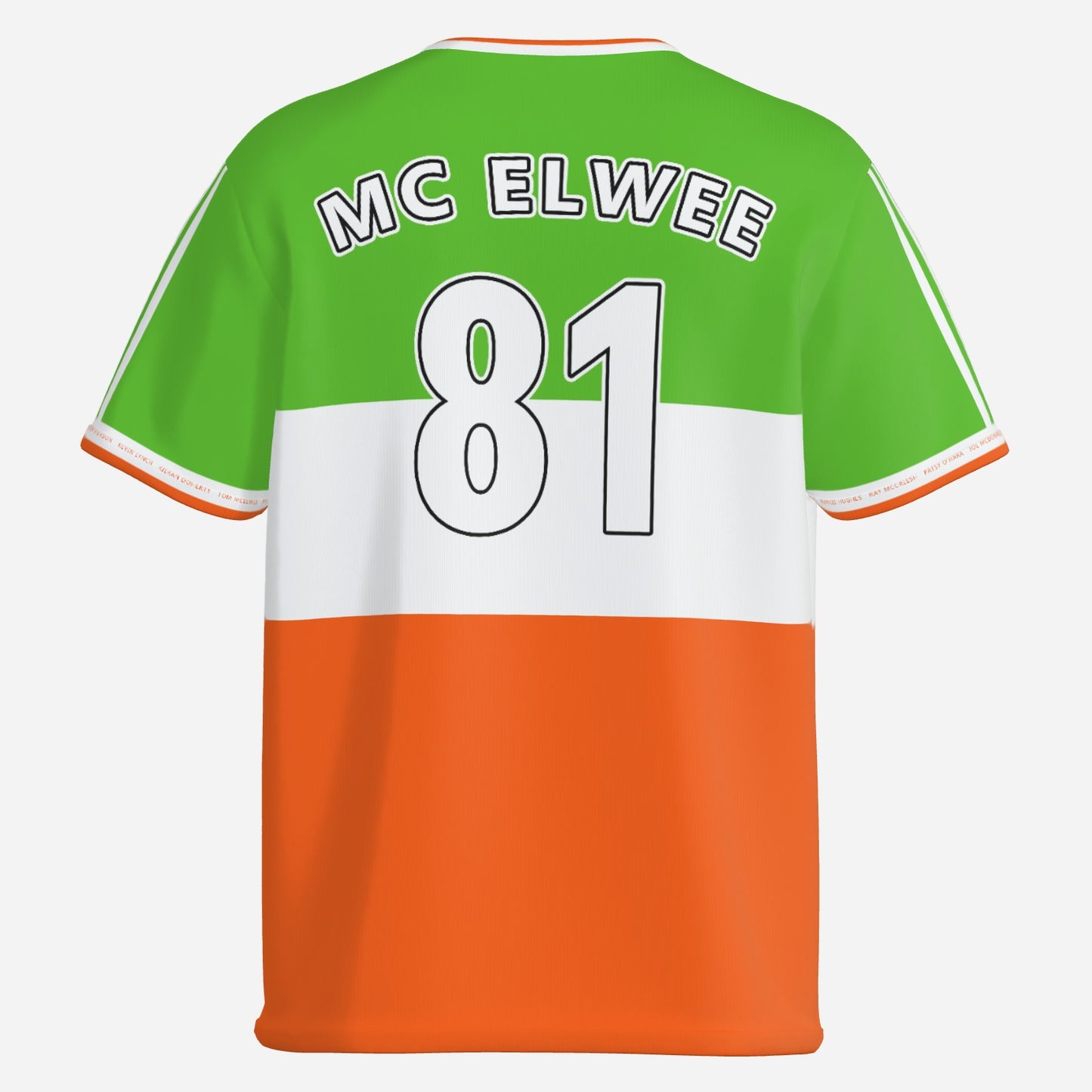 Irish Tricolour Thomas McElwee T-Shirt - Bellaghy, Derry, GAA Hungerstriker Tribute