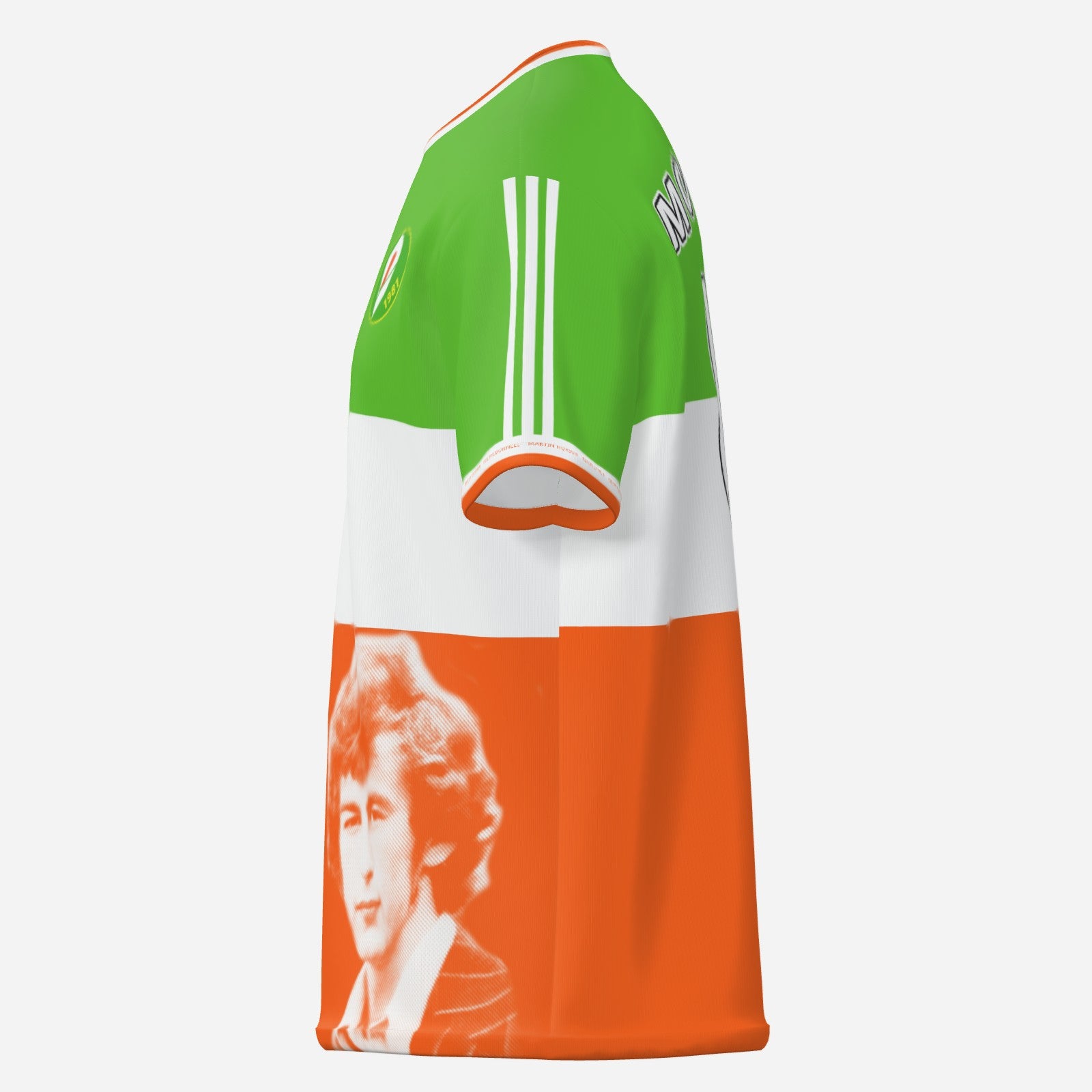 Irish Tricolour Thomas McElwee T-Shirt - Bellaghy, Derry, GAA Hungerstriker Tribute