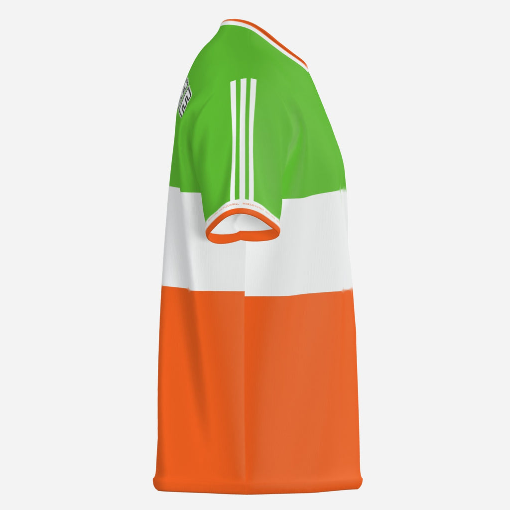 Irish Tricolour Thomas McElwee T-Shirt - Bellaghy, Derry, GAA Hungerstriker Tribute