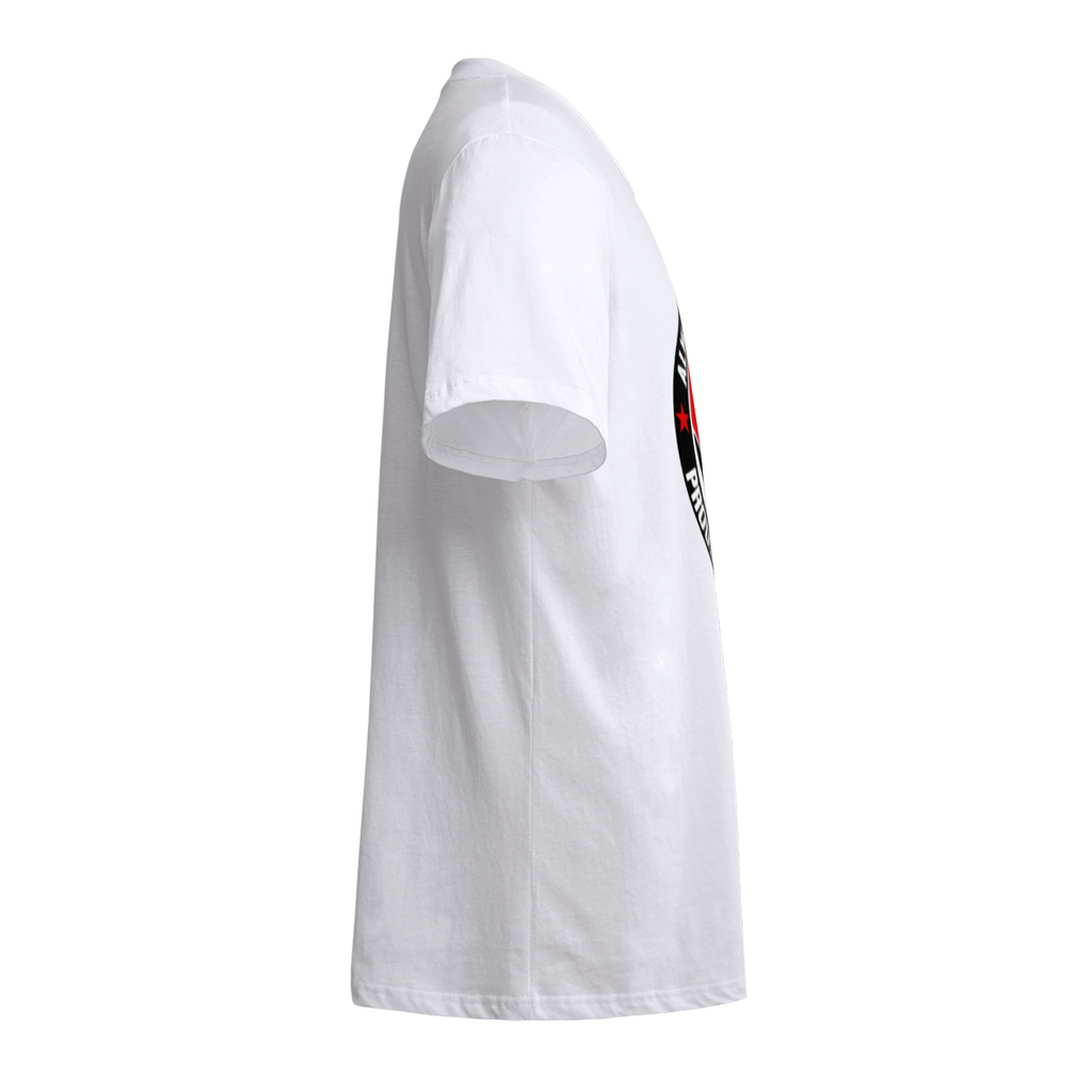 Always Anti-Facsist - Proudly Working Class Red Starry Plough White T-shirt