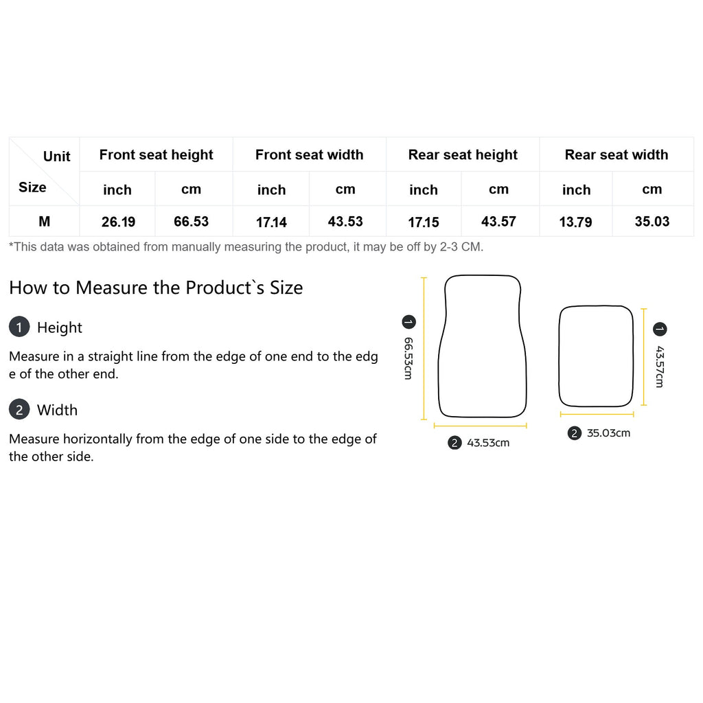 Palestine Car Mat Set