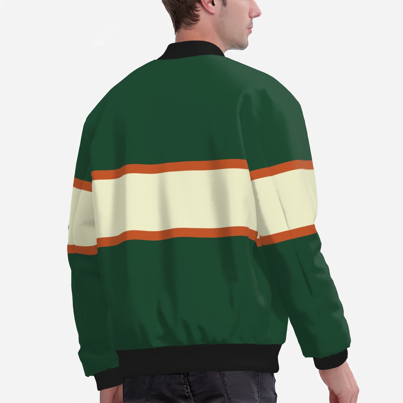 Eire Bomber Jacket Dark Green