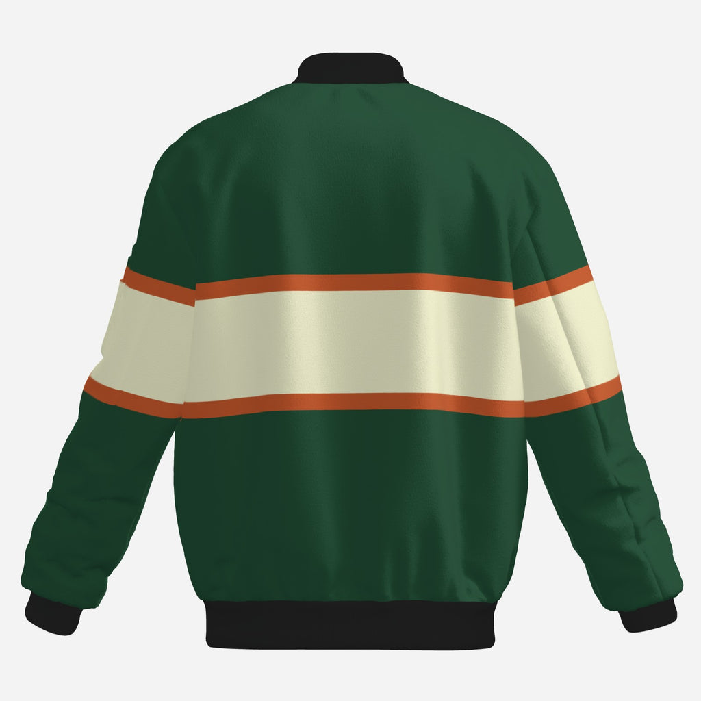 Eire Bomber Jacket Dark Green