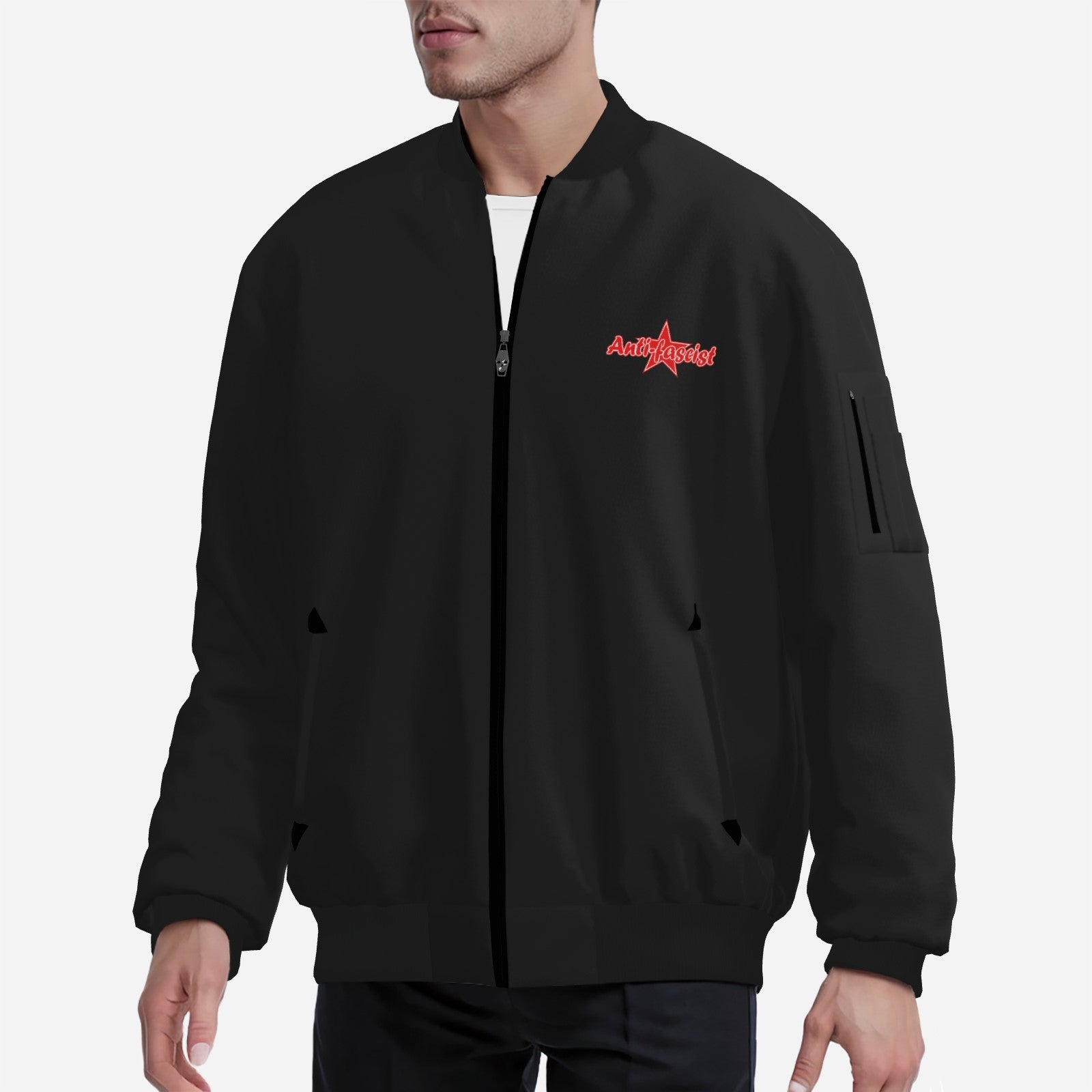 Anti-Facsist Bomber Jacket