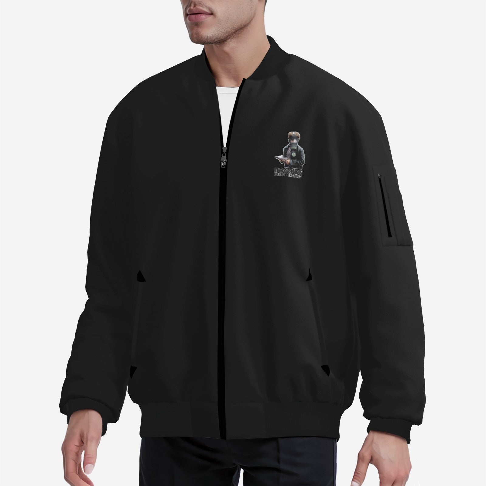 Gas Mask Bogside Bomber Jacket