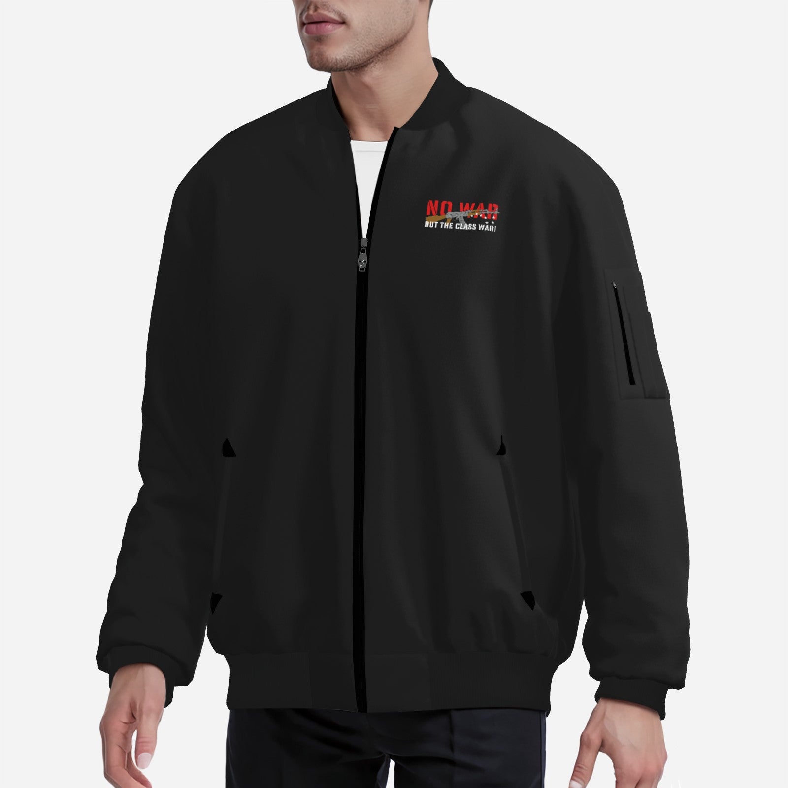 No War But the Class War Bomber Jacket