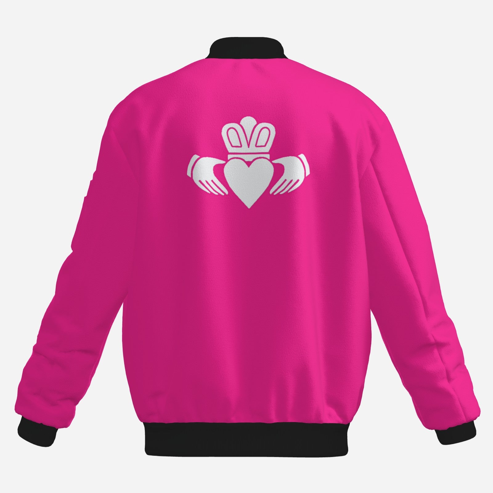 Pink Claddagh Bomber Jacket