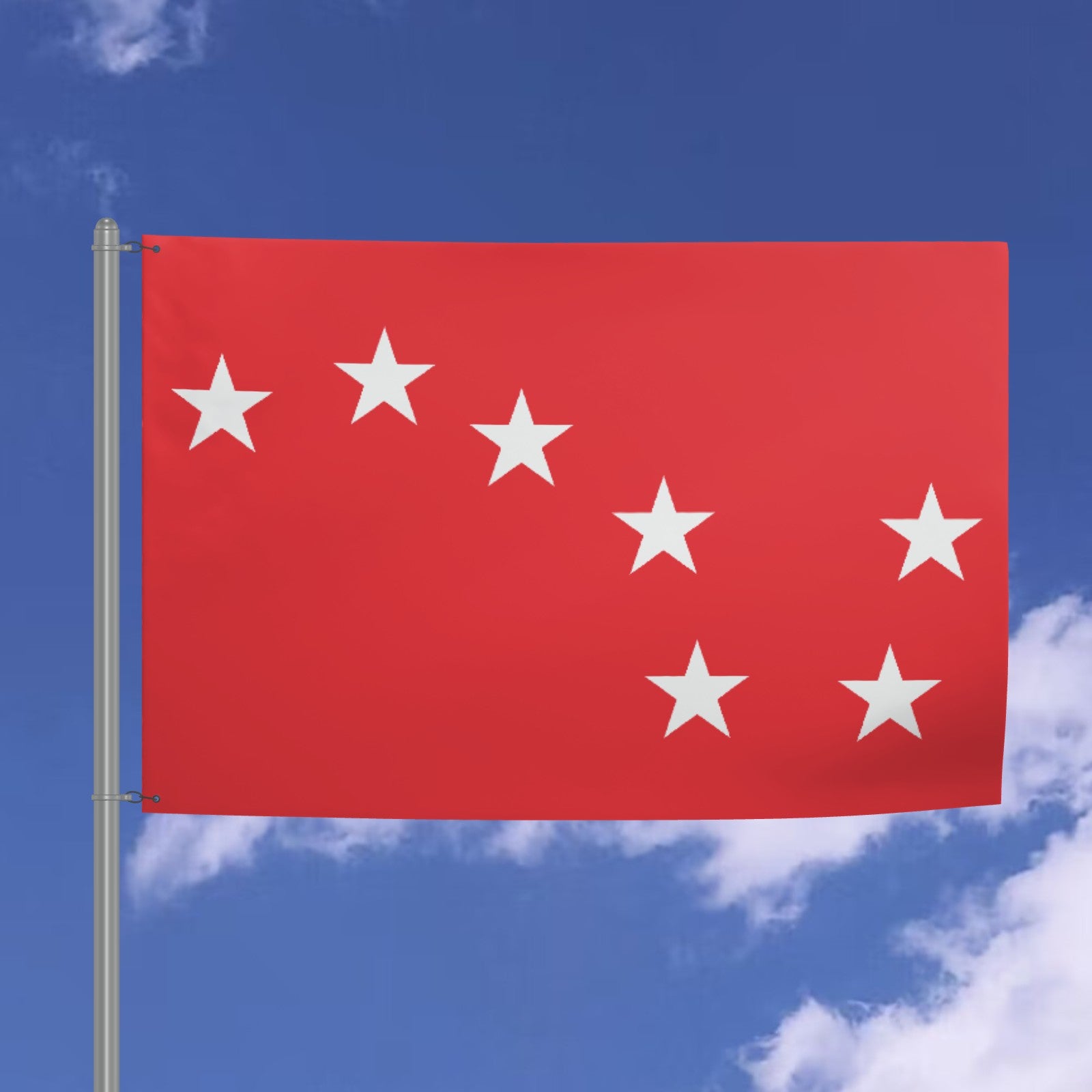 Red Starry Plough Flag 6ft x 4ft