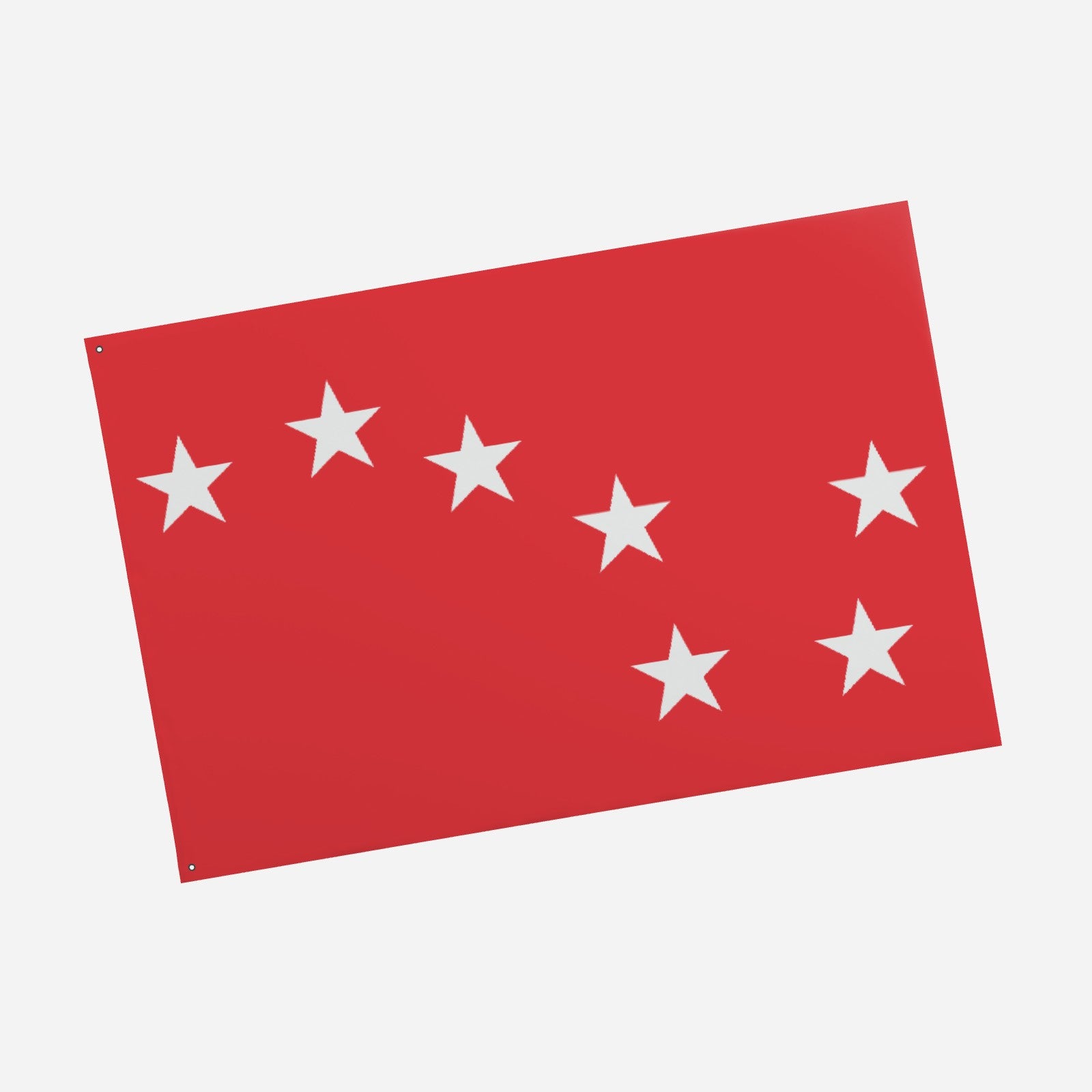 Red Starry Plough Flag 6ft x 4ft