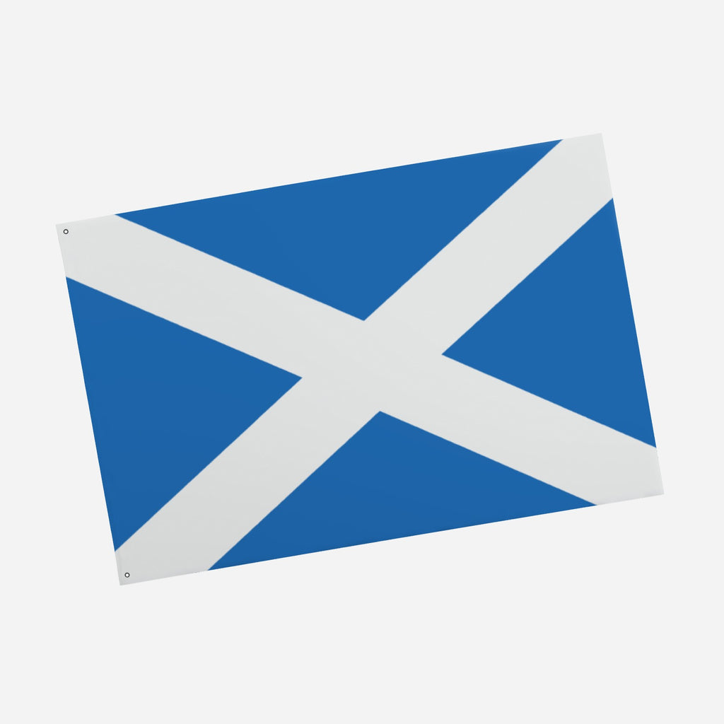 Scottish National Flag - 6ft x 4ft Double-Sided Premium Quality Saltire with St. Andrew’s Cross