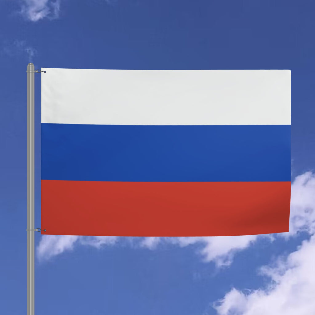 Russian National Flag - 6ft x 4ft Double-Sided Premium Quality Tricolor
