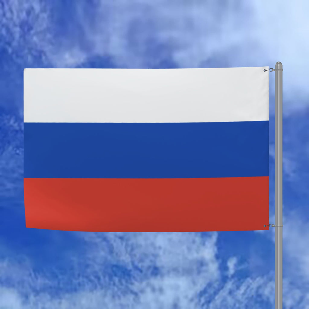 Russian National Flag - 6ft x 4ft Double-Sided Premium Quality Tricolor