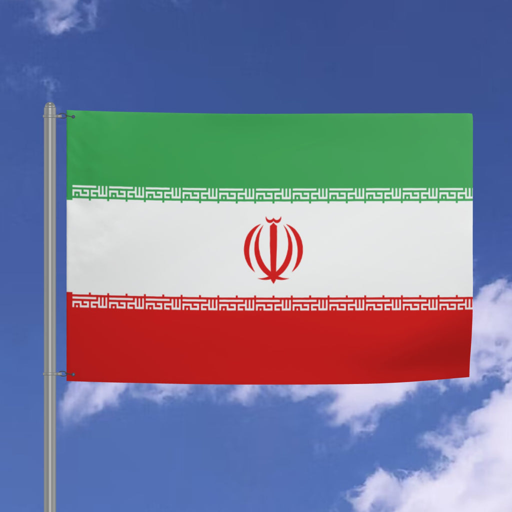 Iranian National Flag - 6ft x 4ft Double-Sided Premium Quality