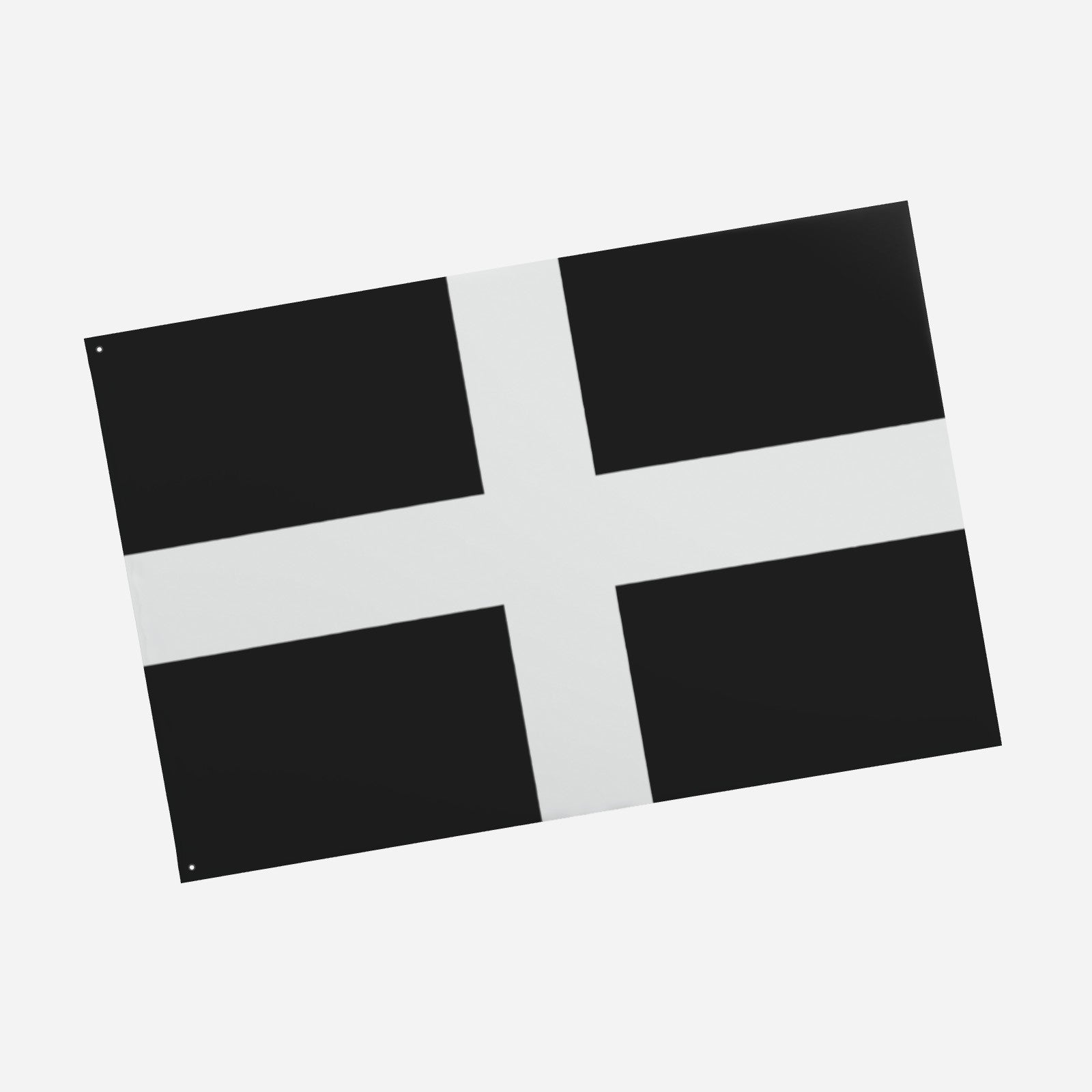 Cornwall Flag - 6ft x 4ft Double-Sided Premium Quality St. Piran’s Flag