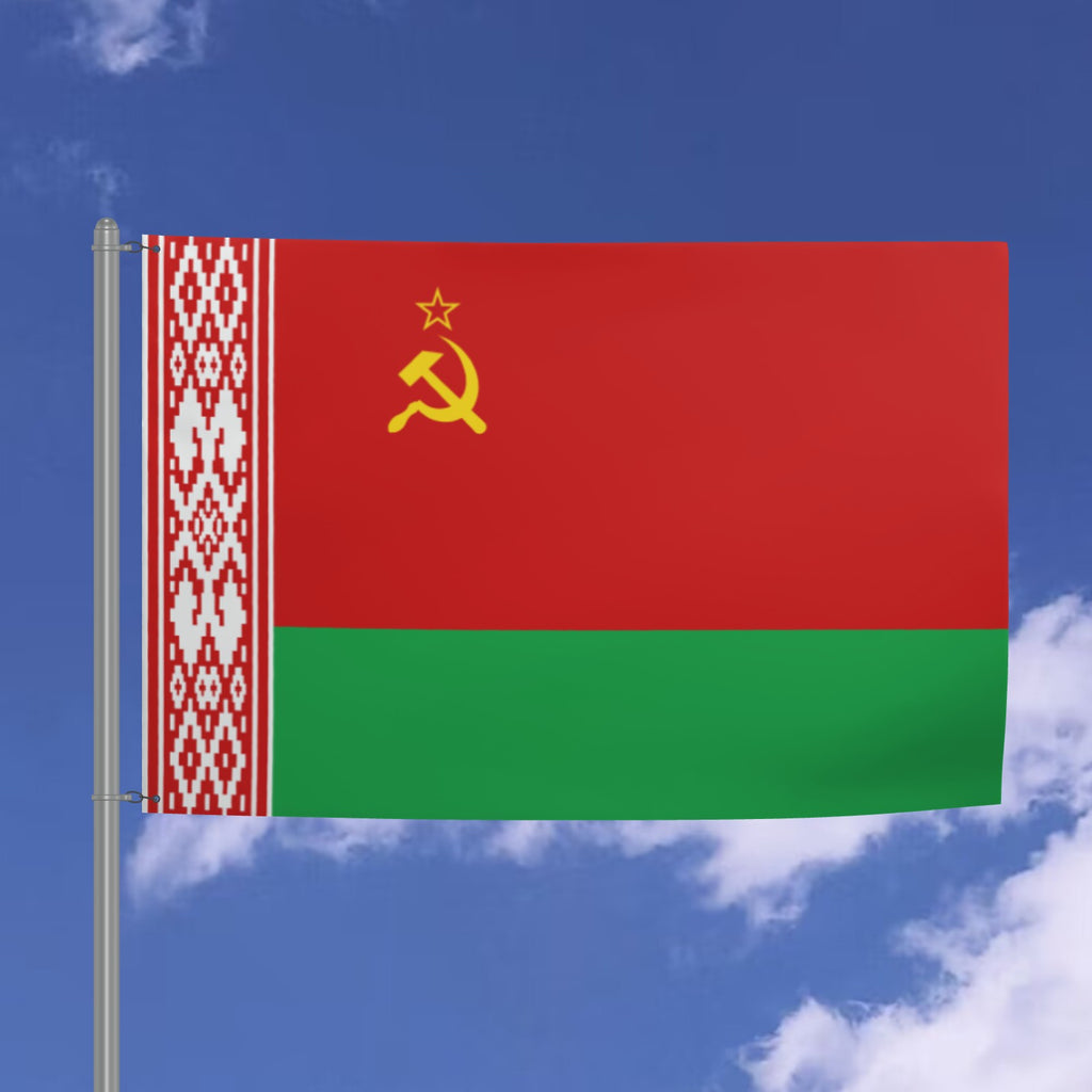 Belarusian National Flag - 6ft x 4ft Double-Sided Premium Quality