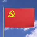 Communist Party of China Flag - 6ft x 4ft Double-Sided Premium Quality with Hammer and Sickle