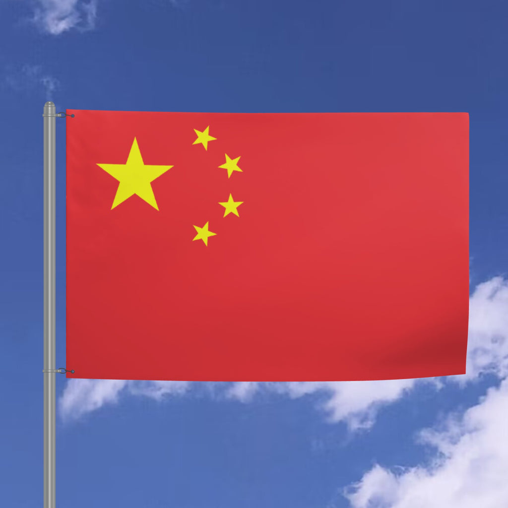 Chinese National Flag - 6ft x 4ft Double-Sided Premium Quality