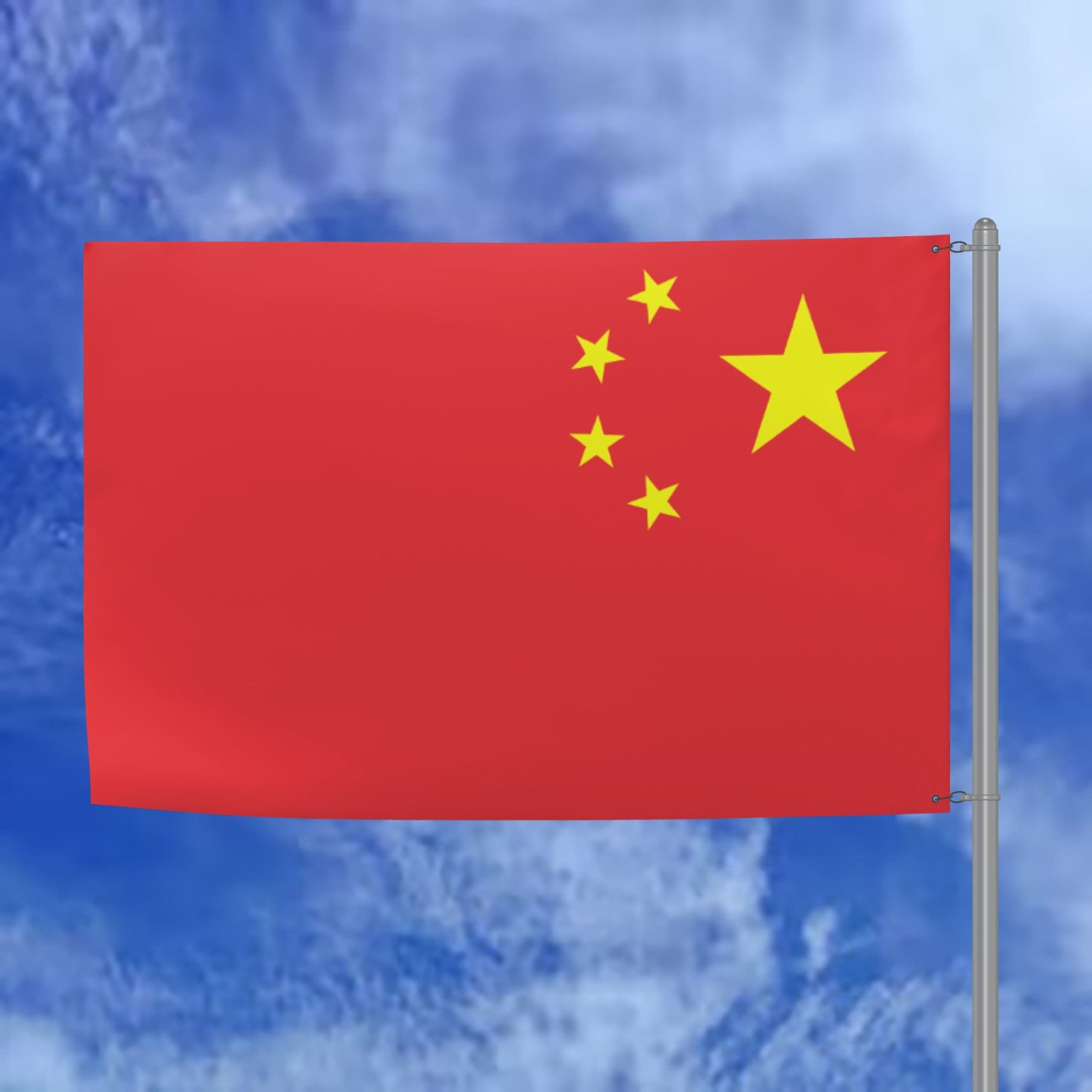 Chinese National Flag - 6ft x 4ft Double-Sided Premium Quality