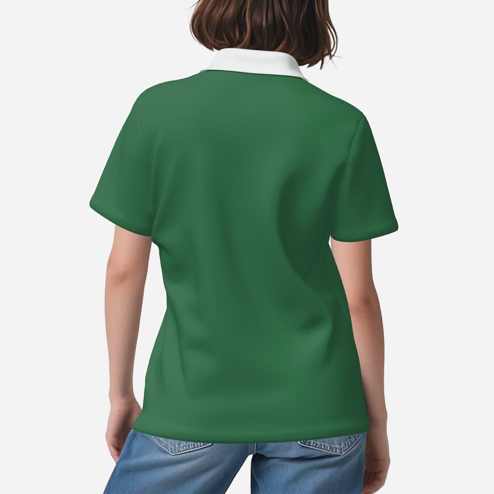 AC/DC Inspired IR/SH Women's Tennis/Golf Shirt - Green