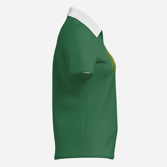AC/DC Inspired IR/SH Women's Tennis/Golf Shirt - Green