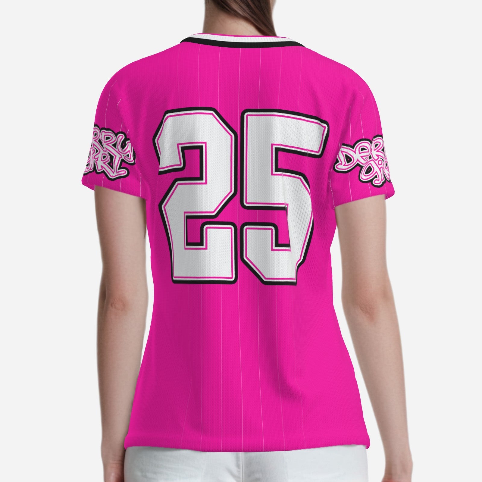 Derry Girl Pink Baseball Jersey