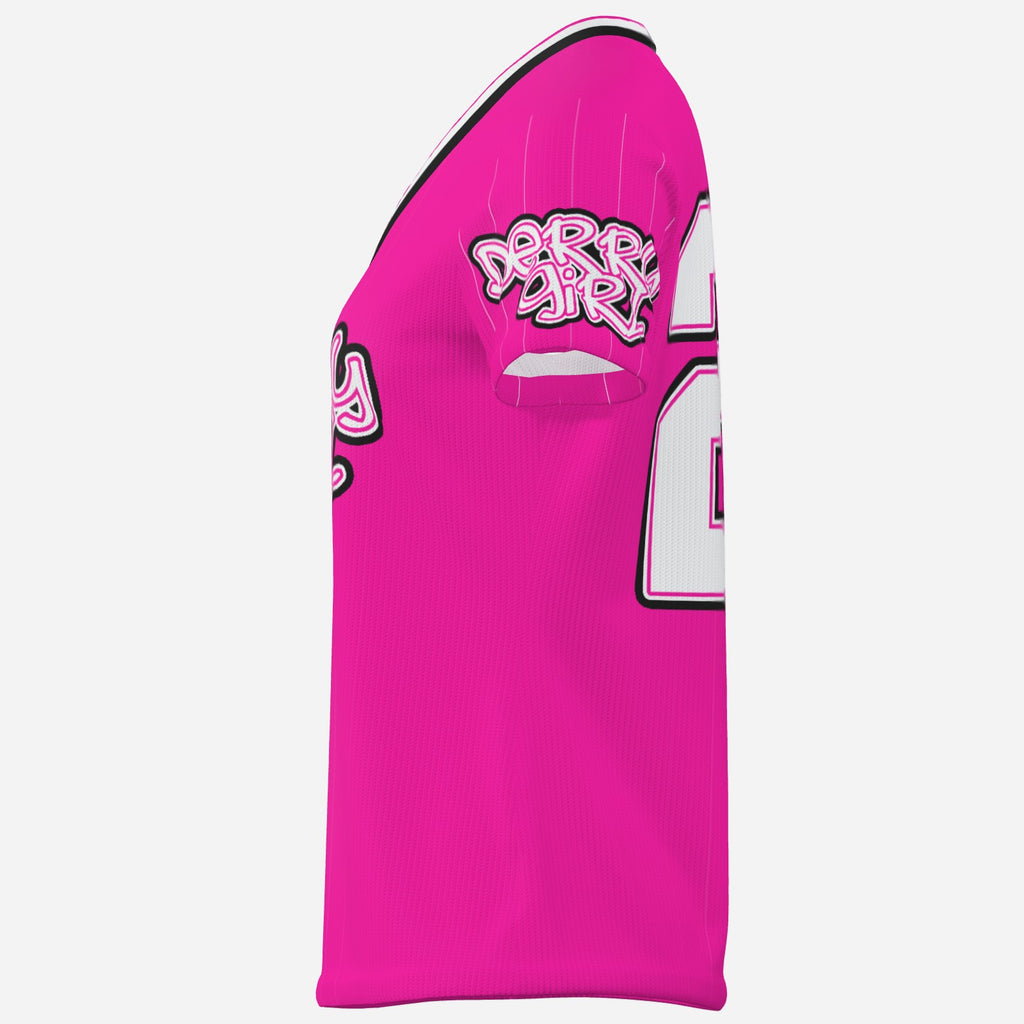 Derry Girl Pink Baseball Jersey