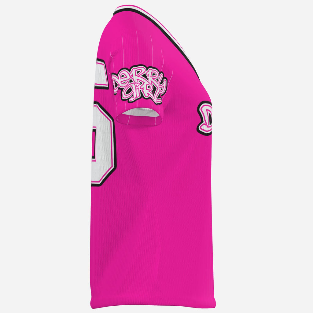 Derry Girl Pink Baseball Jersey
