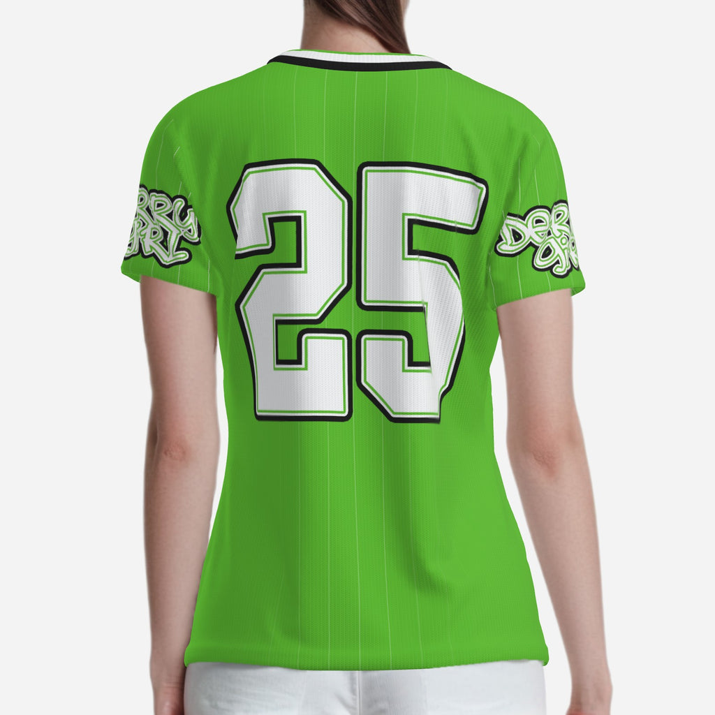 Womens Derry Girl Jersey in Green